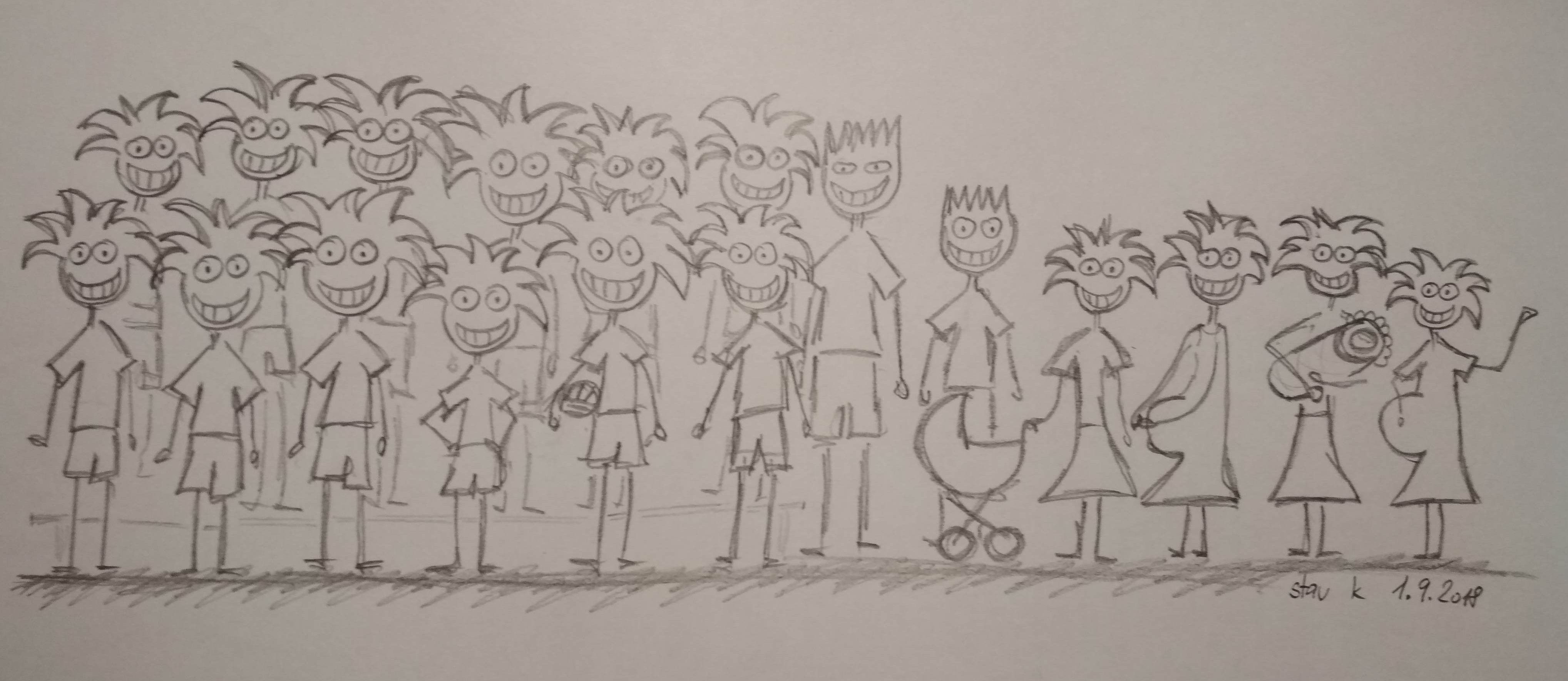 team drawing
